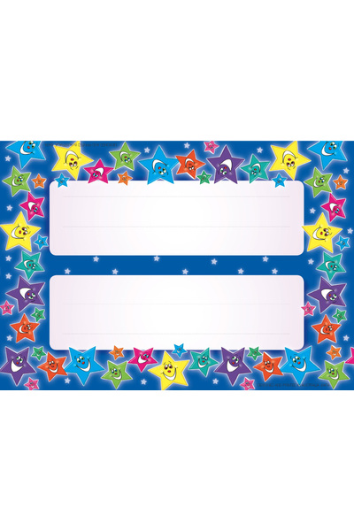 Stars - CARD Name Plates (Pack of 35)