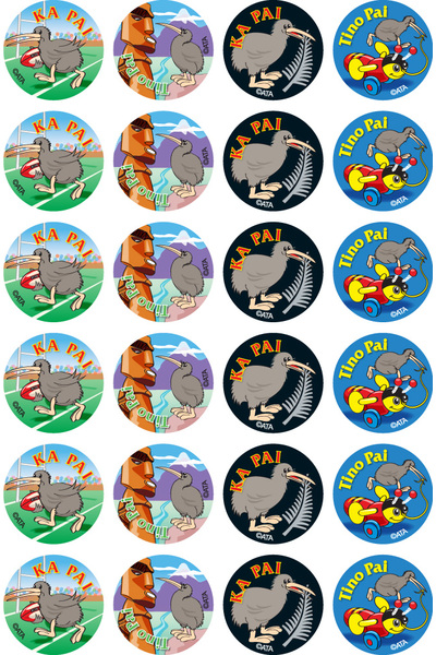 Maori Award - Merit Stickers (Pack of 96)