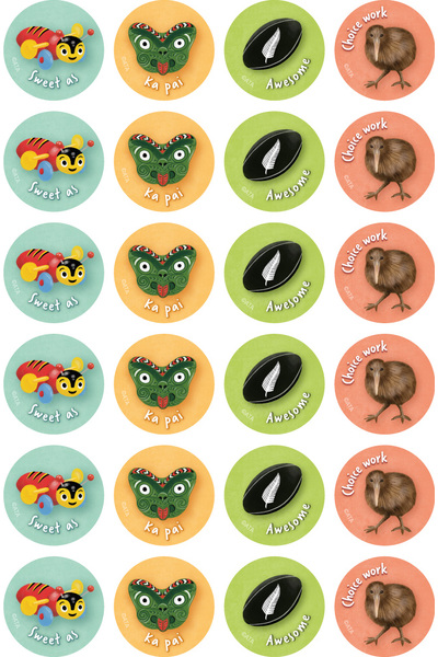 Kiwiana - Merit Stickers