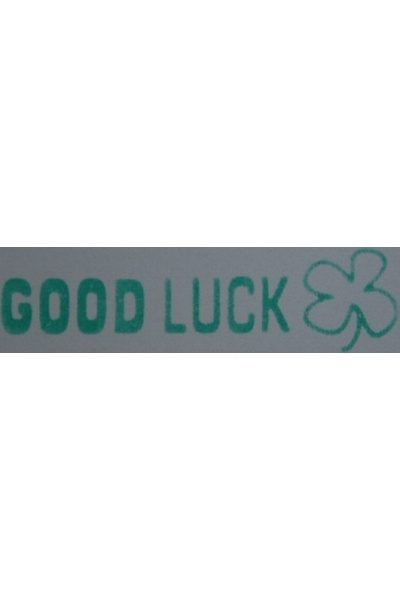 Good Luck (Green) - Roller Stamp