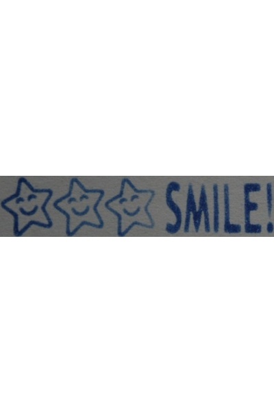 Smile (Blue) - Roller Stamp