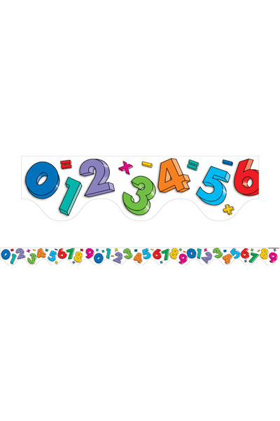 Numbers - Scalloped Borders (Pack of 12) (Previous Design)