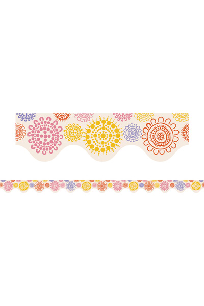Rainbow Dreaming - Scalloped Border (Pack of 12)