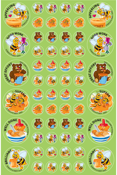 Honey - ScentSations Stickers (Pack of 180) (Previous Design)