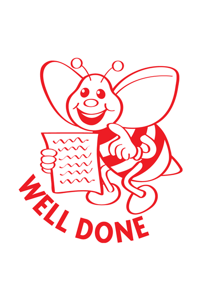 Well Done Bee - Merit Stamp (Previous Design)