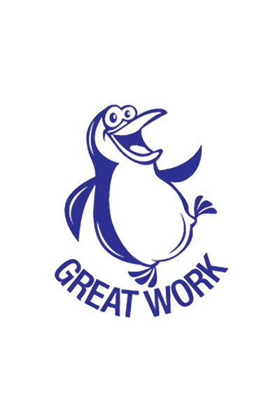 Great Work Penguin - Merit Stamp (Previous Design)