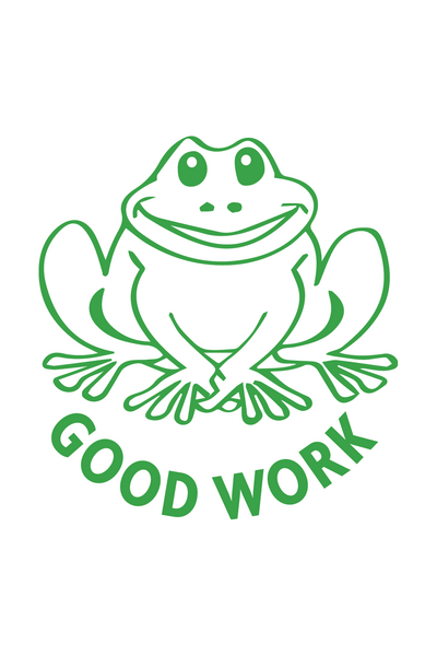 Good Work Frog - Merit Stamp (Previous Design)