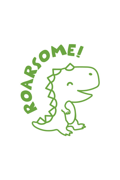 Roarsome! - Playful Puns Merit Stamp