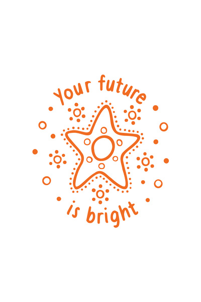 Country Connections - Your Future Is Bright: Positivity & Wellbeing Merit Stamp