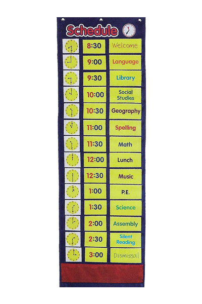 Daily Schedule - Pocket Chart