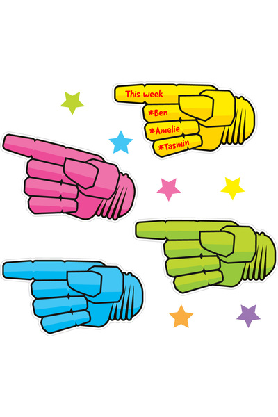 Robot Hands - Magnetic Pointers (Pack of 8)