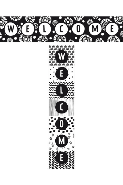 Black & White - Welcome Banner