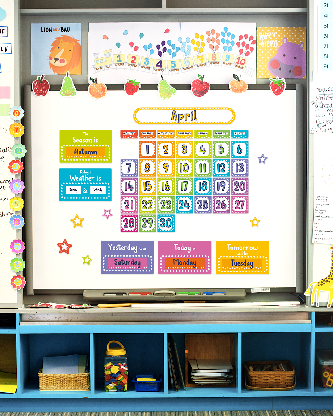 Brilliant Brights - Magnetic Calendar Set