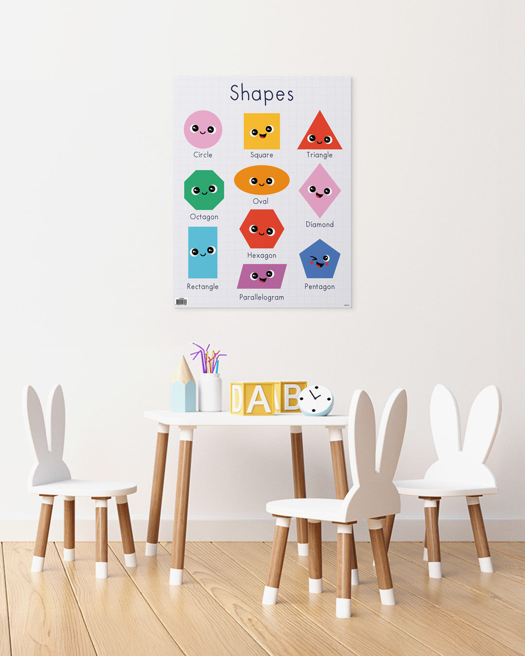 Shapes and Smiles - Educational Chart
