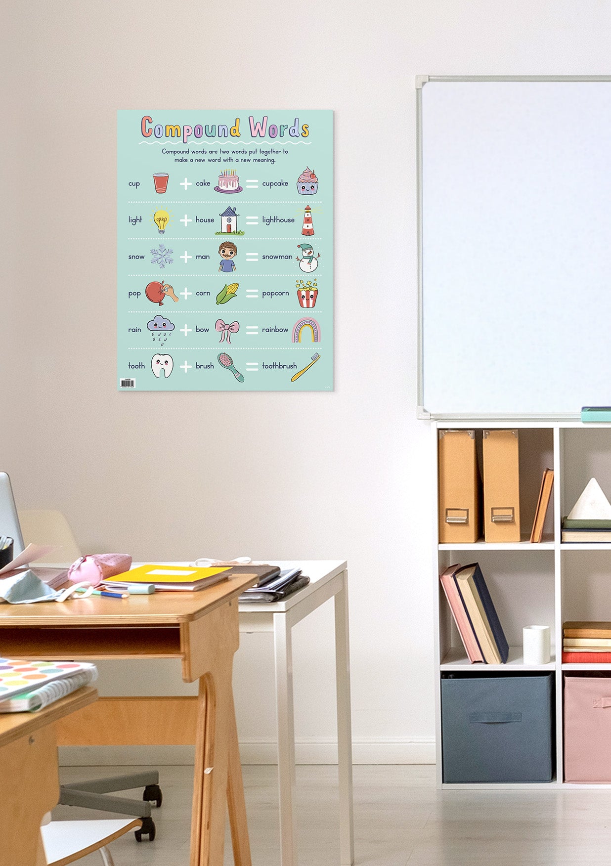Clever Combinations (Compound Words) - Educational Chart