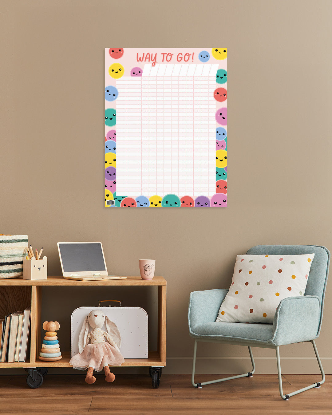 Cheerful Achievers (Smiles) - Jobs & Rewards Incentive Chart