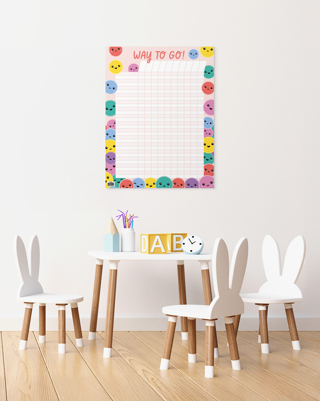 Cheerful Achievers (Smiles) - Jobs & Rewards Incentive Chart