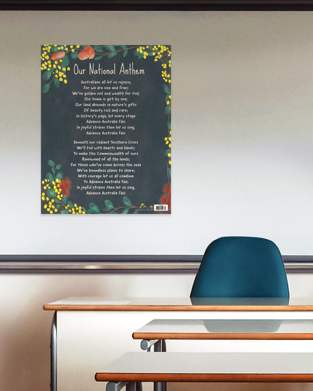 Australian National Anthem Chart (Australian Flora & Fauna)