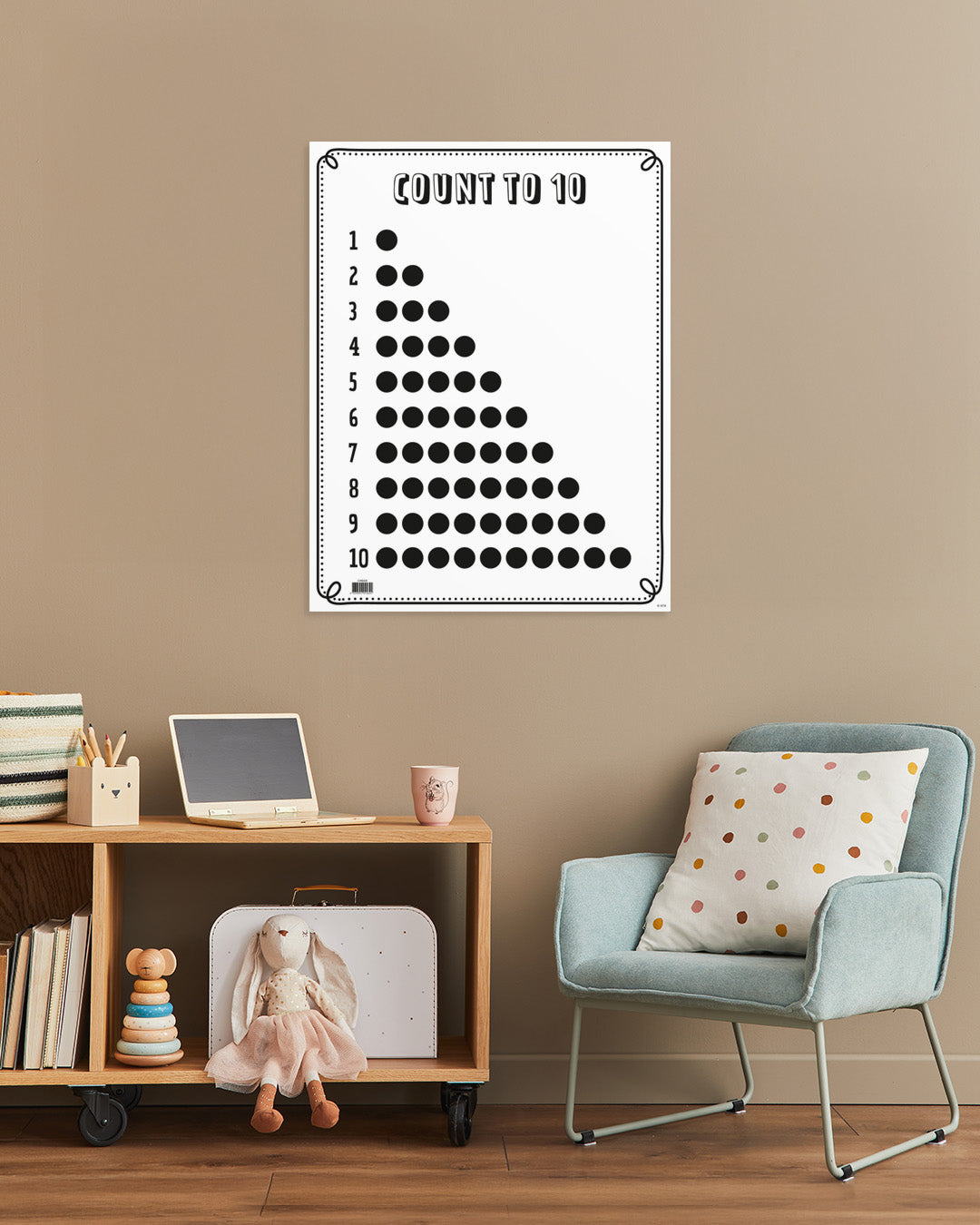 Black & White - Count to 10 Chart