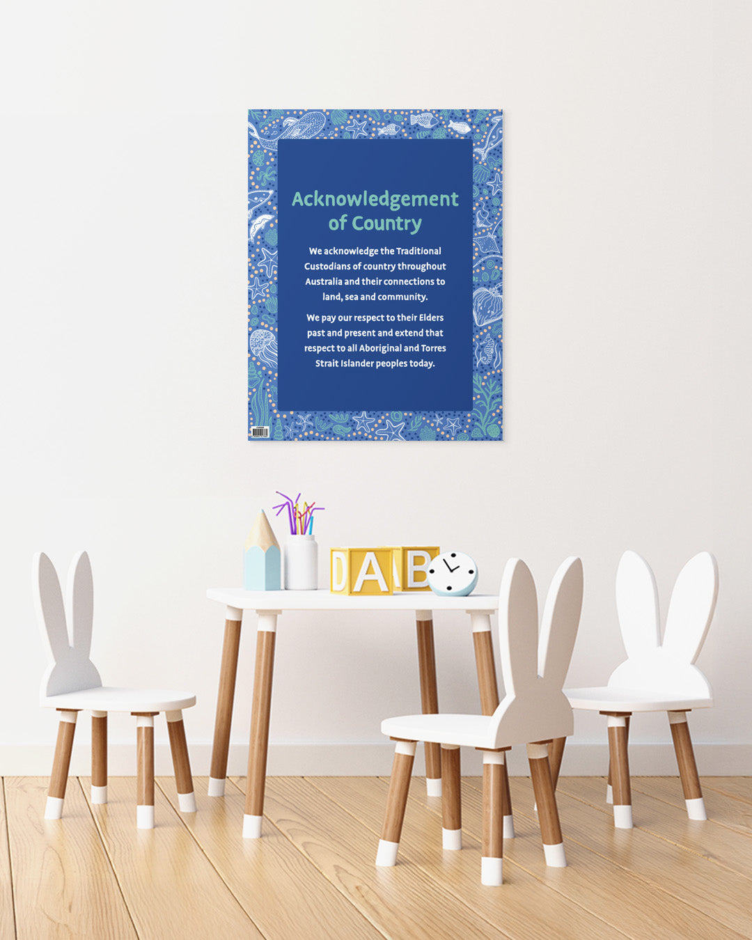 Wonderlands: Sea - Acknowledgement of Country Chart