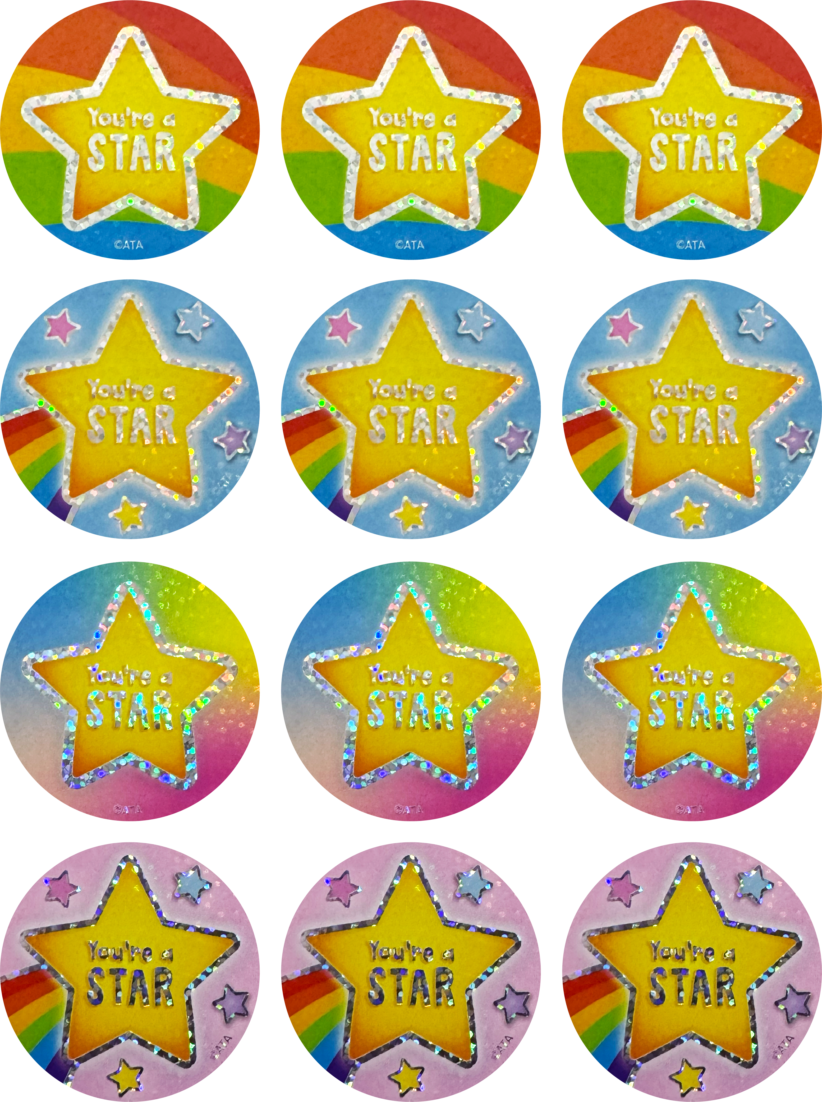 You're a Star Merit Stickers
