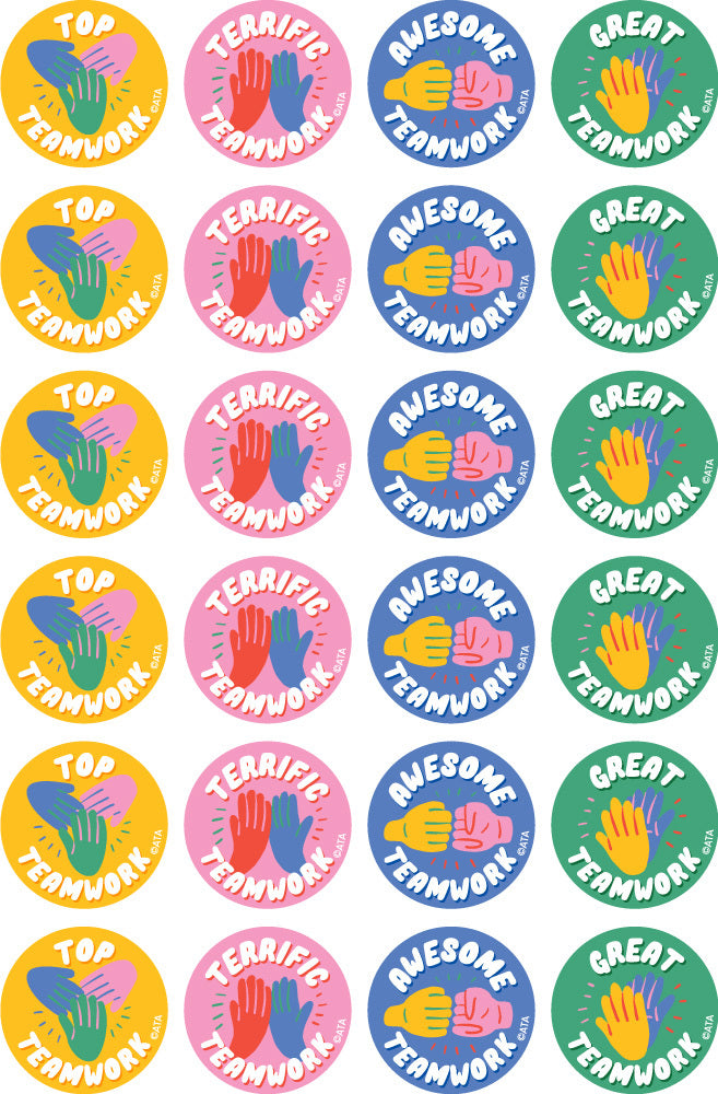 Teamwork - Merit Stickers (Pack of 96)