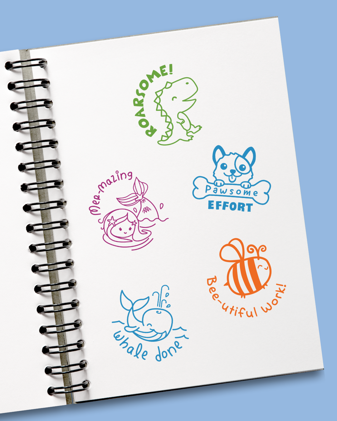Mer-mazing - Playful Puns Merit Stamp