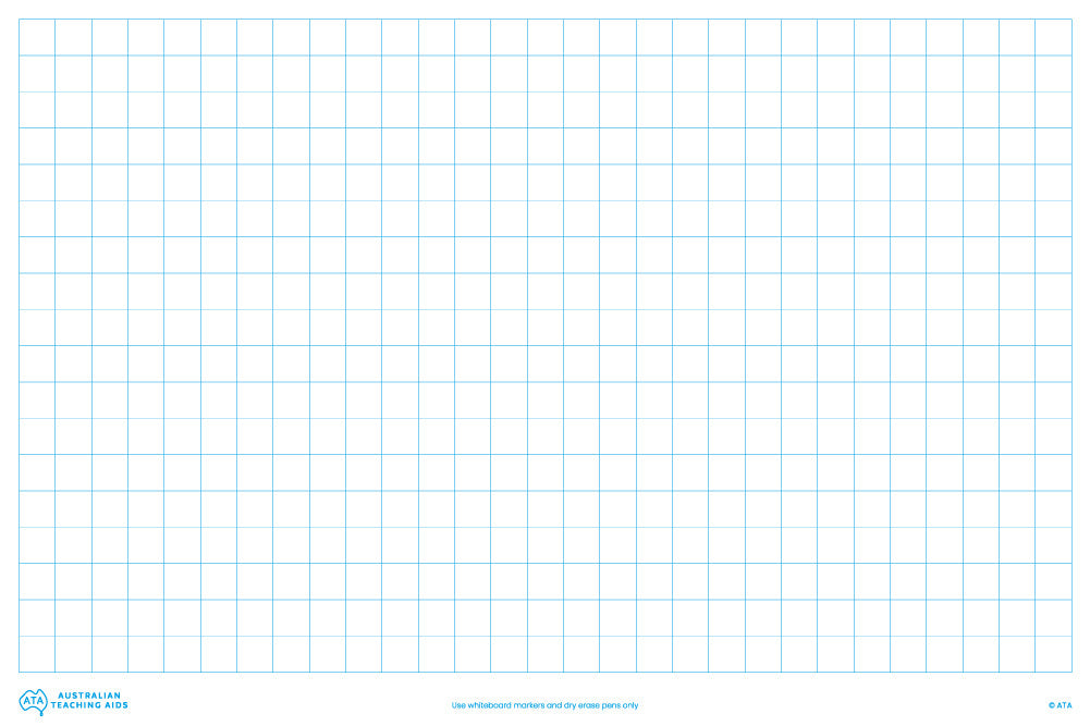Magnetic Writing Sheet (2cm Graph)