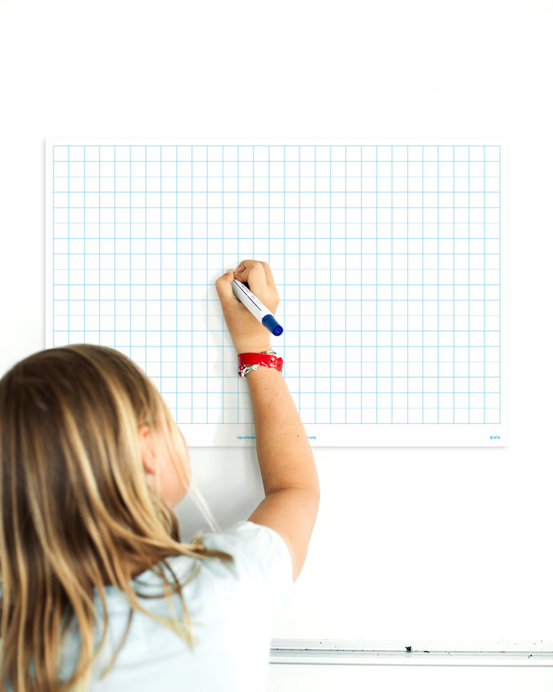 Magnetic Writing Sheets (2cm Graph) - Pack of 2