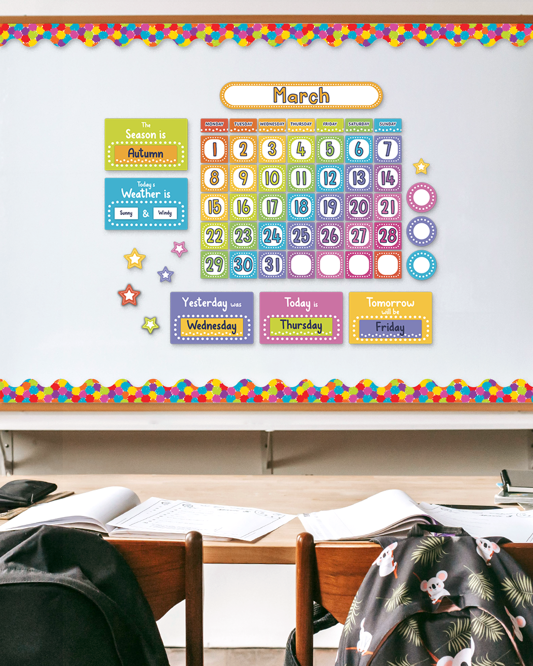 Brilliant Brights - Magnetic Calendar Set