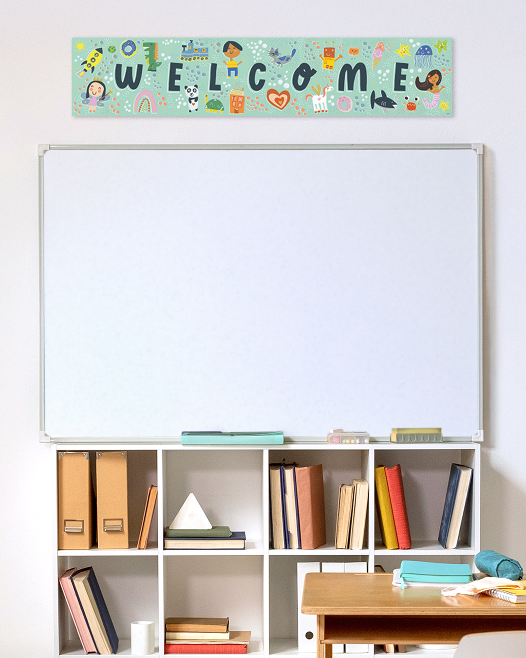 Kid-Drawn Doodles - Welcome Banner