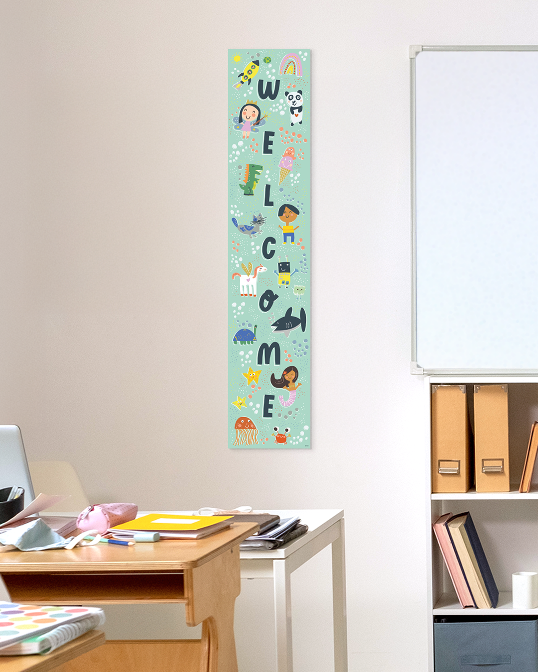Kid-Drawn Doodles - Welcome Banner